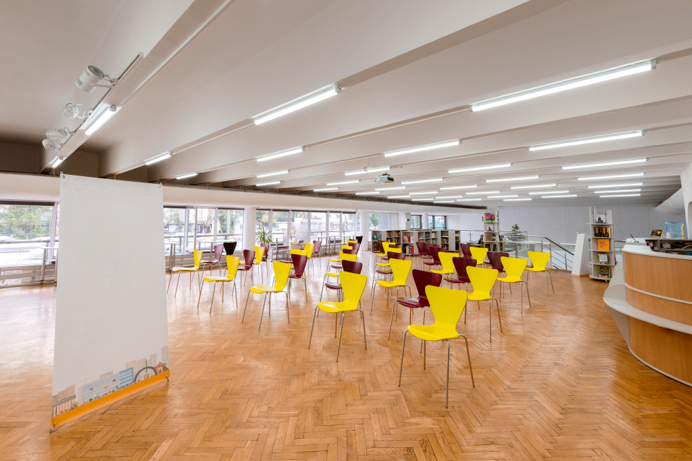 What types of lighting solutions do you recommend for commercial spaces?